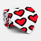 sweer Herz Krawatte (Gerollt)