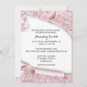 Sweet 16. 15. Brautparty 3D Rose Graduate Einladung (Rückseite)