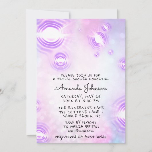 Sweet 16. 15. Futuristic Spark Pink Holograph Einladung (Vorderseite)