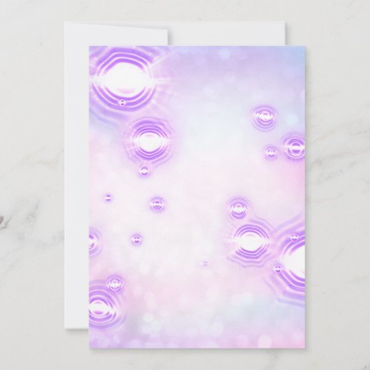 Sweet 16. 15. Futuristic Spark Pink Holograph Einladung (Rückseite)