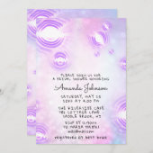 Sweet 16. 15. Futuristic Spark Pink Holograph Einladung (Vorne/Hinten)