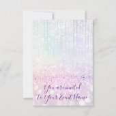 Sweet 16. 15. Quinceanera Bridal Pastel Strings Einladung (Vorderseite)