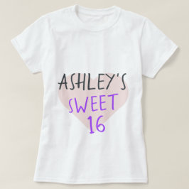 Sweet 16 16. Geburtstag T - Shirt