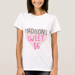 Sweet 16 16. Geburtstag T - Shirt