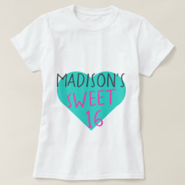 Sweet 16 16. Geburtstag T - Shirt