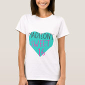 Sweet 16 16. Geburtstag T - Shirt (Vorderseite)