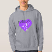 Sweet 16 16. Geburtstagshoodie Hoodie (Vorderseite)