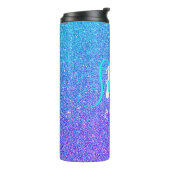 Sweet 16 Aquamariner Lila Glitzer Sparkle Personal Thermosbecher (Nach links gedreht)