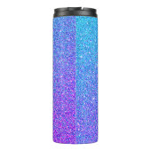 Sweet 16 Aquamariner Lila Glitzer Sparkle Personal Thermosbecher (Rückseite)