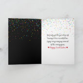 Sweet 16 Balloons und Confetti Karte (Innenseite)