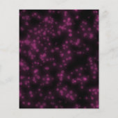 Sweet 16 Bday Hot Pink Neon Glow Budget Einladung (Rückseite)