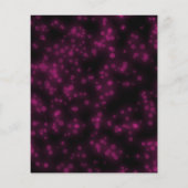 Sweet 16 Bday Hot Pink Neon Glow Budget Einladung (Rückseite)