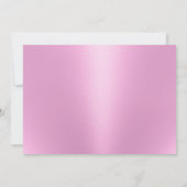 Sweet 16 Beach Starfish Coral Seashell Modernes Ro Einladung (Rückseite)