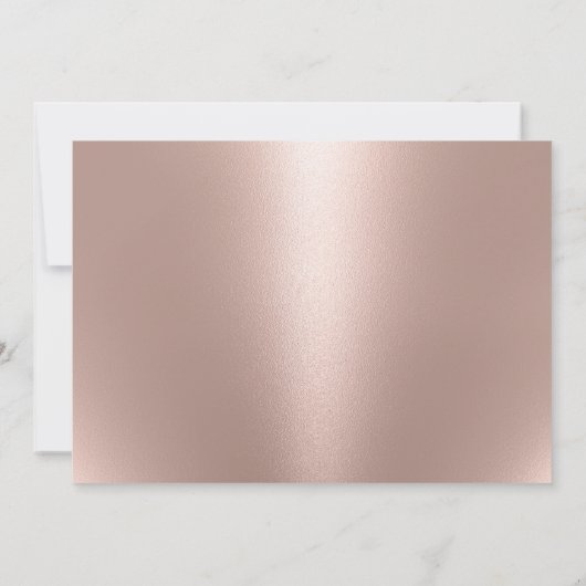 Sweet 16 Beach Starfish Coral Seashells Rose Gold Einladung (Rückseite)