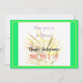 Sweet 16 Beach Theme Party Pastel Einladung (Rückseite)