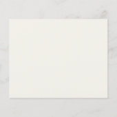 Sweet 16 Beige Bow Wasserfarbe Save the Date (Rückseite)