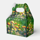 Sweet 16 Bezauberte Waldkaninchen Frosch Pilz Geschenkschachtel (Rückseite)