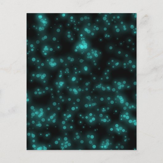 Sweet 16 Birthday Aquamarin Neon Glow Budge Einlad (Rückseite)