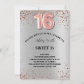 Sweet 16 Birthday Einladung (Vorderseite)