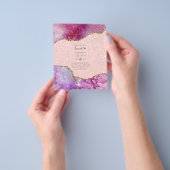 Sweet 16 Birthday Einladungen Agate Glitzer Flyer (Gruppe)