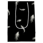 Sweet 16 Birthday Feathers Mittlere Geschenktüte (Rückseite)