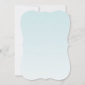 Sweet 16 Birthday Invite Tropical Blume on Blue O Einladung (Rückseite)