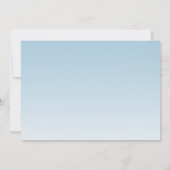 Sweet 16 Birthday Light Blue Glitzer Glam Foto Einladung (Rückseite)