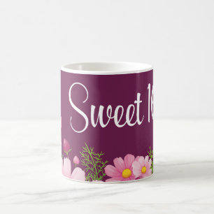 Sweet 16 Birthday mit rosa Daisies Kaffeetasse