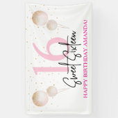 Sweet 16 Birthday Party Banner (Vertikal)
