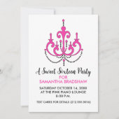 Sweet 16 Birthday Party Einladungen (Vorderseite)