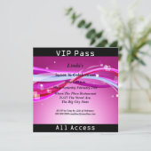 Sweet 16 Birthday Party Green Disco 2 Einladung (Stehend Vorderseite)