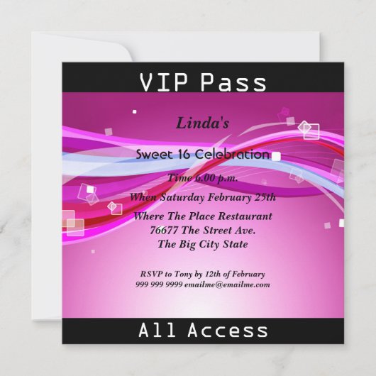 Sweet 16 Birthday Party Green Disco 2 Einladung (Vorderseite)