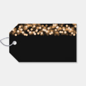 Sweet 16 Birthday Party Hollywood Glam Gold Geschenkanhänger (Rückseite Horizontal)