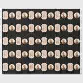 Sweet 16 Birthday Pink Personalisiertes Foto Geschenkpapier (Flach)