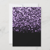 Sweet 16 Birthday Save the Date Lila Glam (Rückseite)