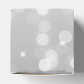 Sweet 16 Birthday Silver Bokeh Sparkle Light Geschenkschachtel (Oben)