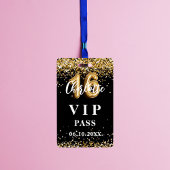 Sweet 16 Black Gold VIP Party Pass Ausweis