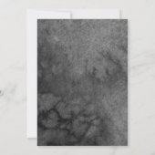 Sweet 16 Blumenkleid Butterfly Black Gold Einladung (Rückseite)