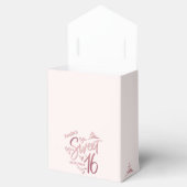 Sweet 16 blush pink geschenkschachtel (Geöffnet)
