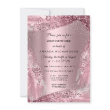 Sweet 16. Bridal Diamond Dress Rose Quineanera