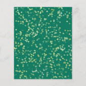 Sweet 16 Budget Einladung Emerald Green Butterfly (Rückseite)