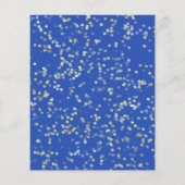 Sweet 16 Budget Foto Einladung Blauer Schmetterlin (Rückseite)