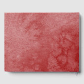 Sweet 16 Butterfly Blume Rotes Kleid Gästebuch (Rückseite)