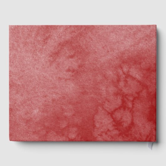 Sweet 16 Butterfly Blume Rotes Kleid Gästebuch (Rückseite)