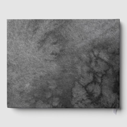 Sweet 16 Butterfly Blume Schwarzes Gold Dress Gästebuch (Rückseite)