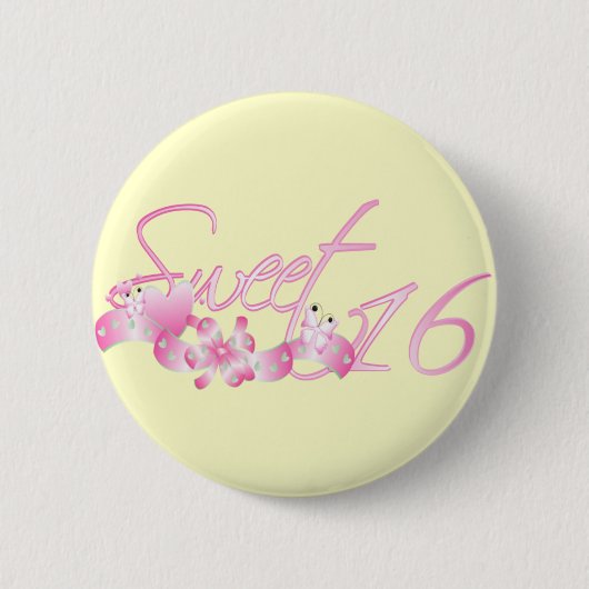 Sweet 16 Button (Vorderseite)
