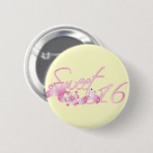 Sweet 16 Button (Vorne & Hinten)