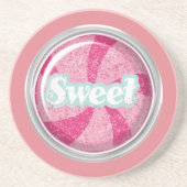 Sweet 16 Candy Design Party Untersetzer (Vorne)