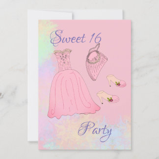 Sweet 16 Celebrating Party Einladung