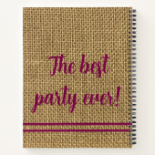 Sweet 16 Citrine anime Notizblock (Rückseite)